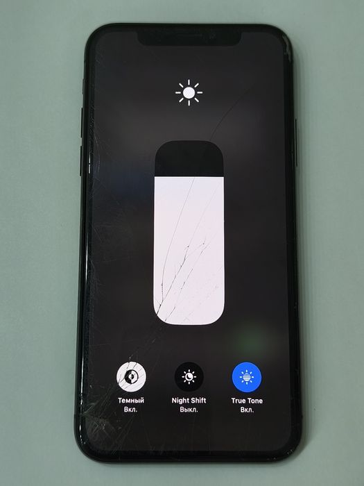 iPhone X,состояние трещины