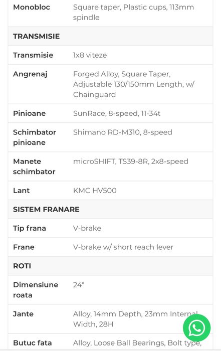 Bicicleta copii Specialized Jett 24