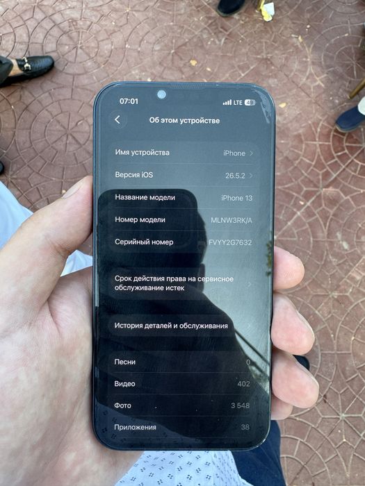 iphone 13 128 black RK/A xolati ortacha srochna sotiladi oladigalla