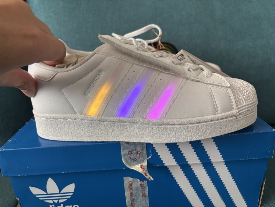 Adidas superstar led ligts детски обувки