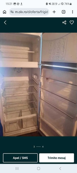 Frigider hotpoint ariston cu usa dubla