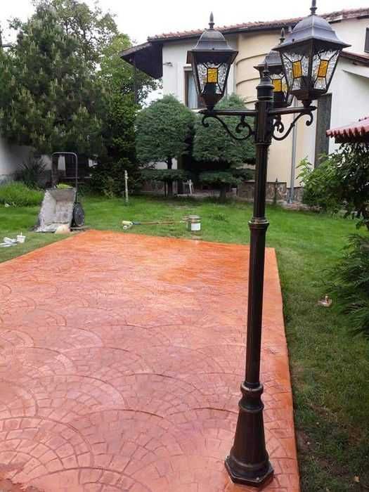 Щампован и Шлайфан Бетон София