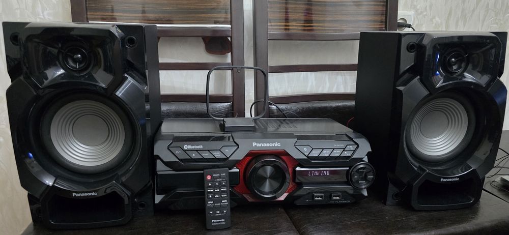Panasonic музыкальный центр, Mp3 USB флешка, радио, Bluetooth