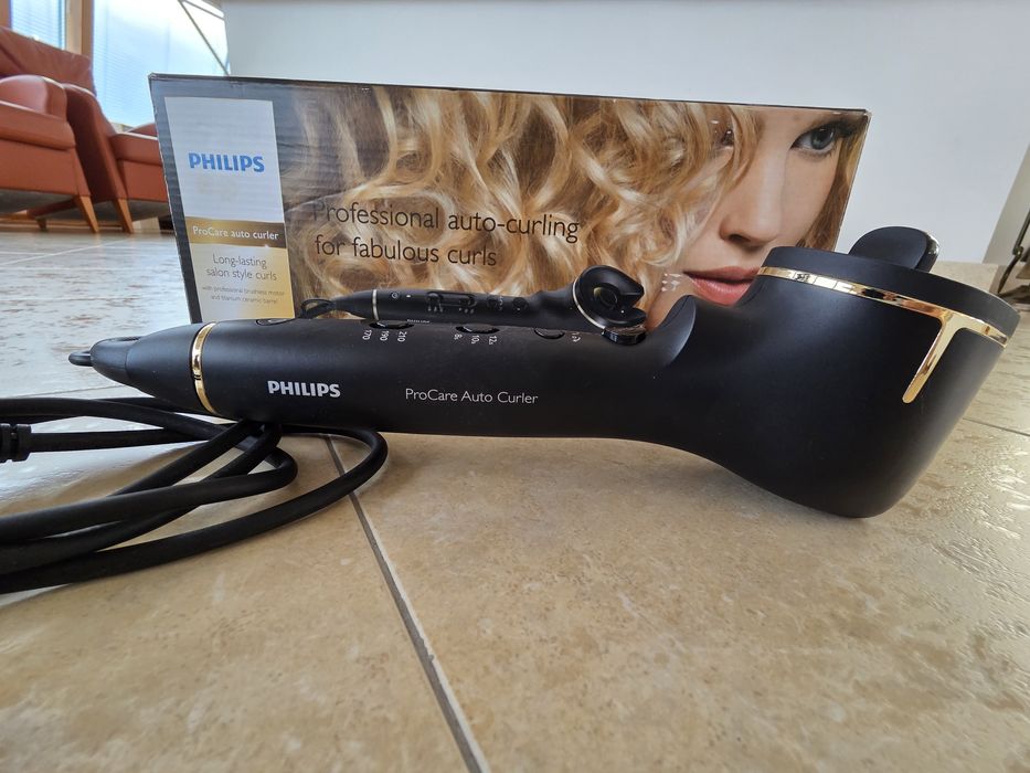 Автоматична маша за коса philips procare auto curler, титаниево-керами
