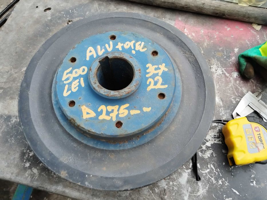 Fulie 275 mm cu 3 canale de 22