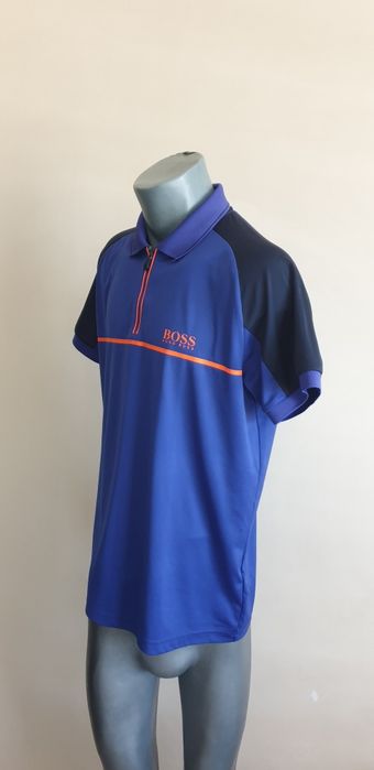 Hugo Boss 3/4 Zip Performance Stretch /  L ОРИГИНАЛ! Мъжка Тениска