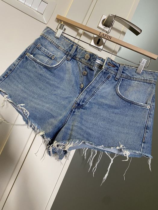 Дамски къси дънкови панталонки Zara