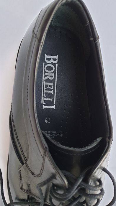 Pantofi din piele Borelli, made în Italy