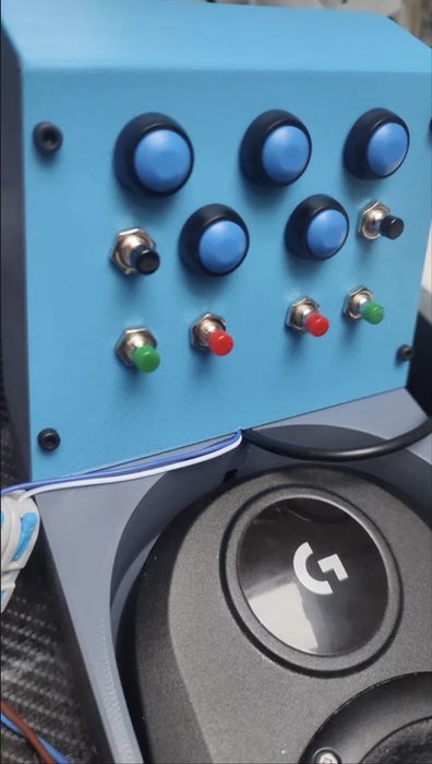 Button box sim racing