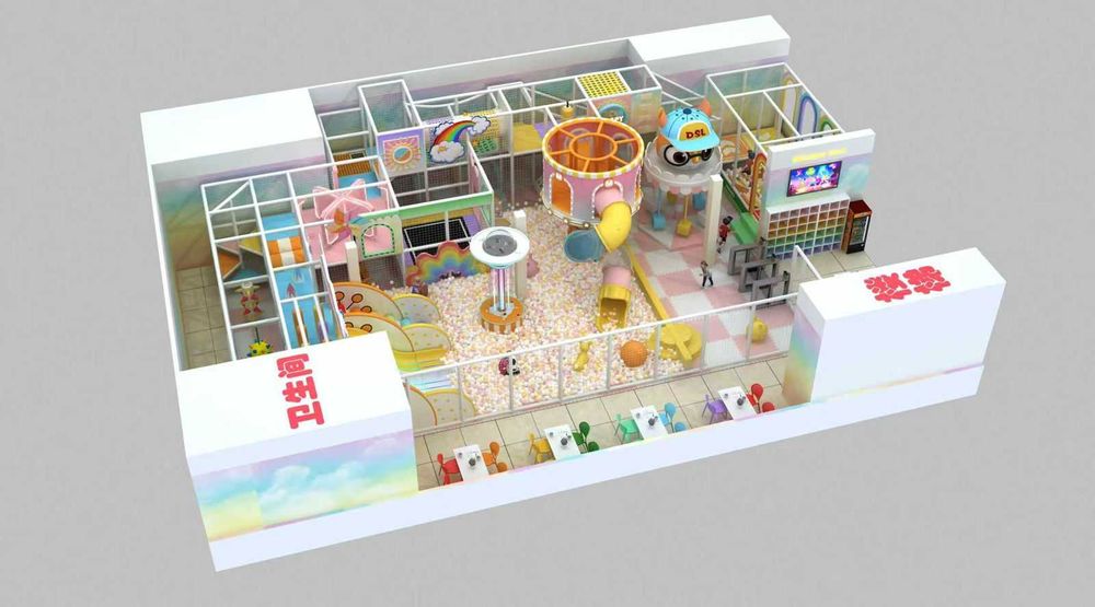 Детский лабиринт, детский игровой парк.