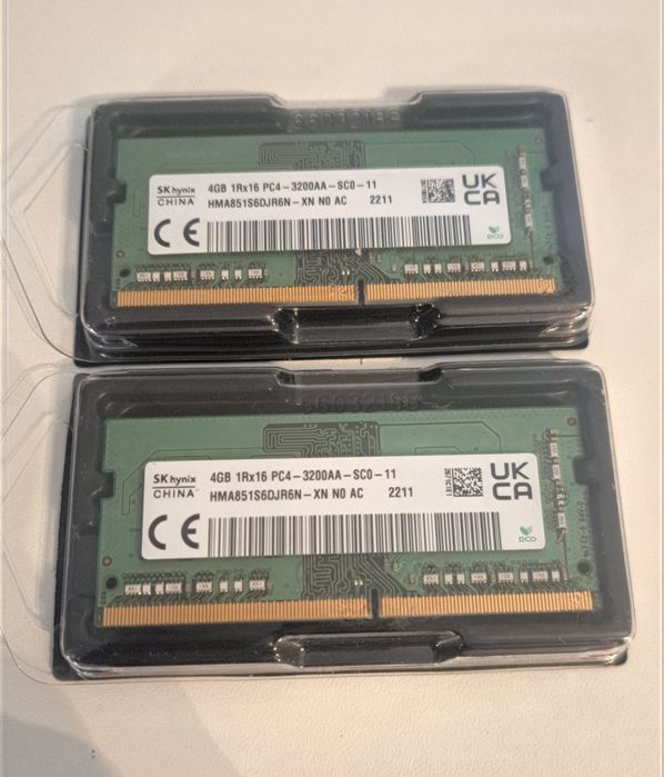 RAM laptop 8GB DDR4 Dual Channel 2800MHz – Nefolosiți, în cutie