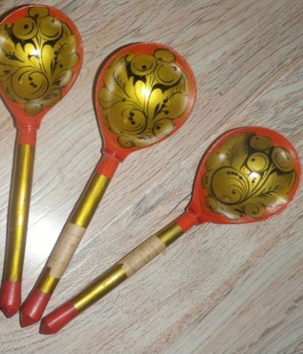 Руски  лъжици и чашки