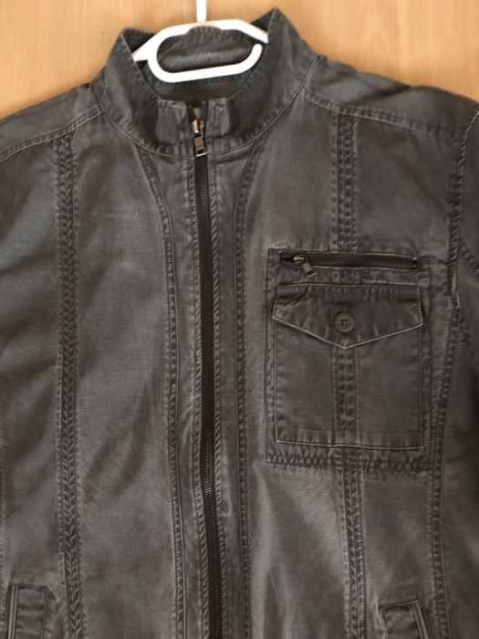 Дънкова риза XL,сива