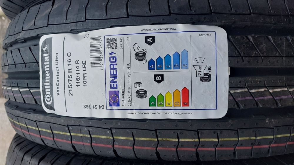 Нови 215/75/16 C Continental VanContact Ultra  гуми за Бус