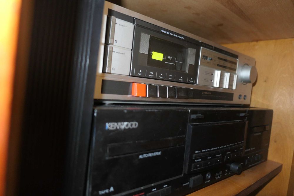 Dublu Deck Pioneer Sanyo Kenwood Yamaha Sony Teac JVC Caseta