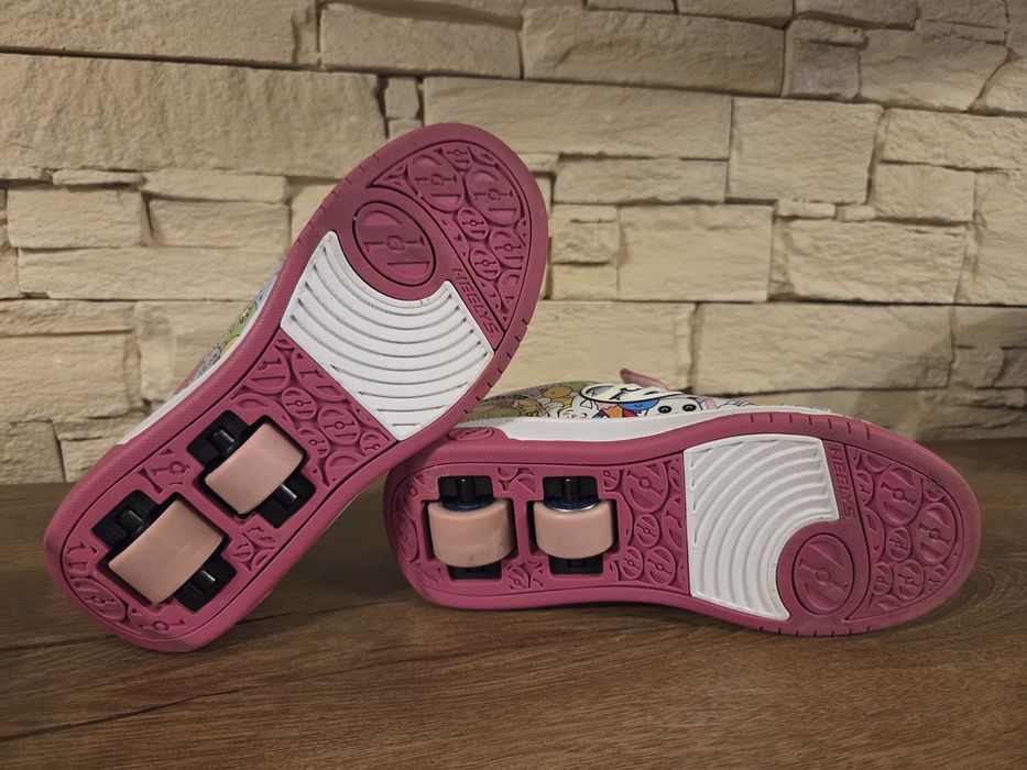 Adidasi cu role Heelys Dual Up X2 White / Pink / Multi 34 marime