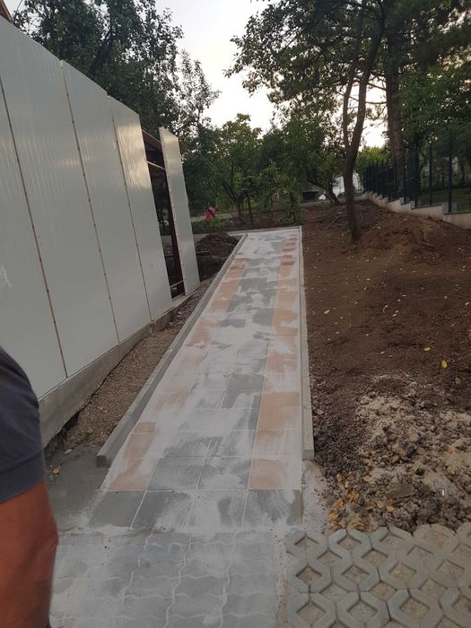 Редене на павета и тротоарни плочки, гранитни павета и бордюри Лозенец