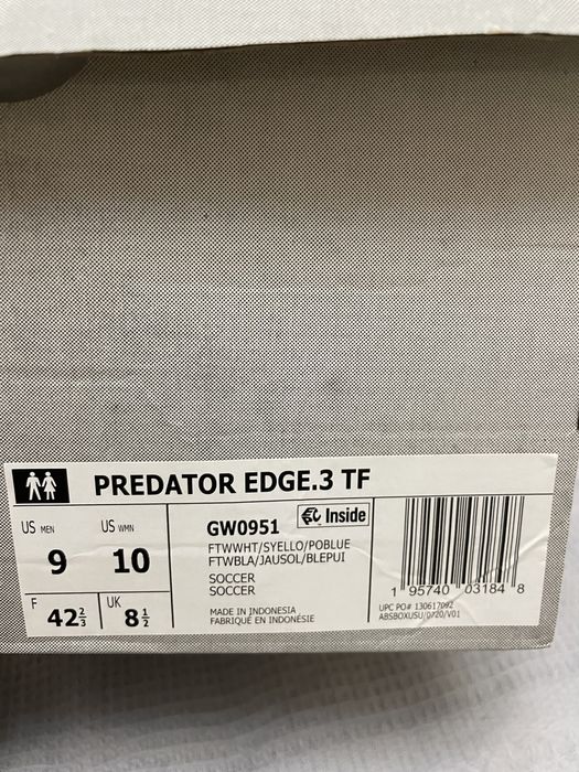 Сороконожки Adidas Predator