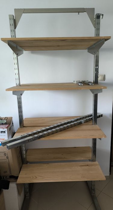 Raft ikea metalic solid