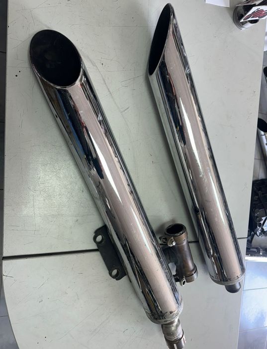 Оригинални OEM ауспуси и филтърна кутия за Kawasaki VN 2000 Vulcan