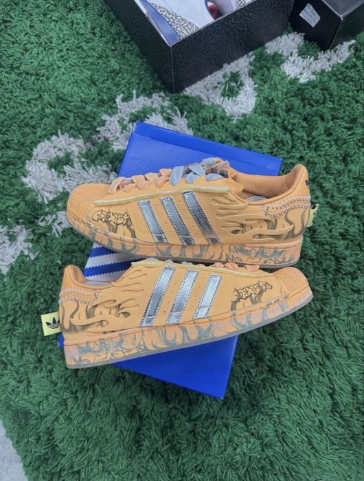 adidas hellstar superstar Hazy Orange