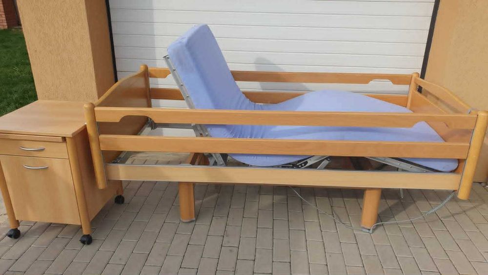 Pat electric pentru bolnavi, fara saltea antiescare