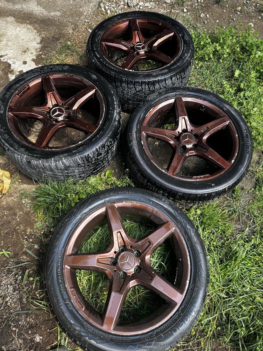 Jante AMG R19 originale sudate dar sunt bune