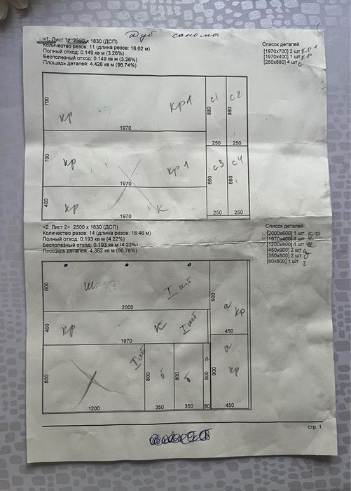Продам лдсп новое , 2 кровати