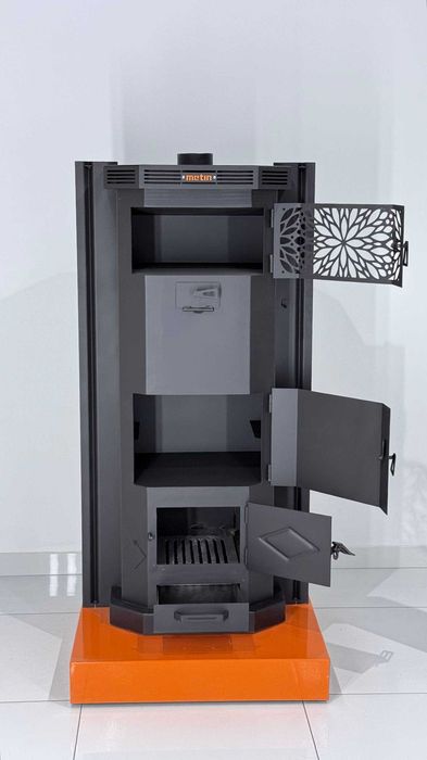 Печка утин, кумир ва газга мослашган