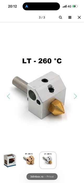 Imprimanta 3D profesioanala SIGILATĂ