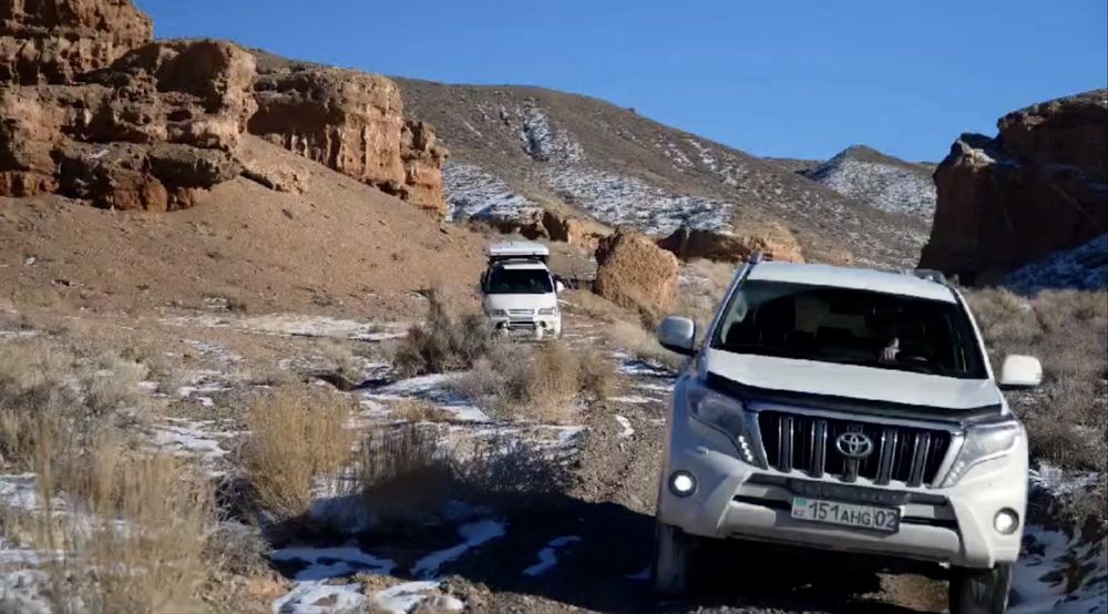 ДЖИП ТУР ИЗ АЛМАТЫ На Прадо 150 (Чарынский каньен, Кольсай, Каинды)