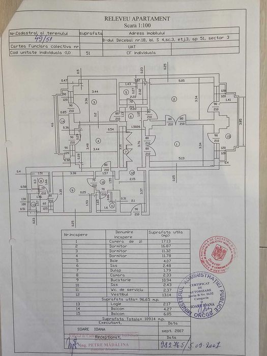 Apartament 4 camere