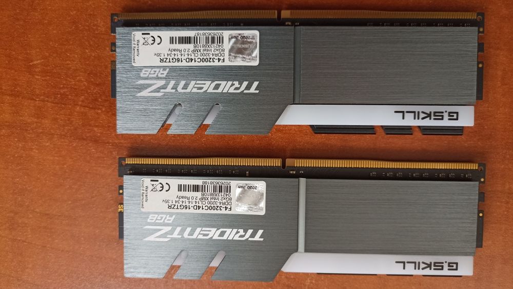 Рам памет 16gb DDR 4 (2x8) G.skill Trident Z F4 3200C14D16GTZR