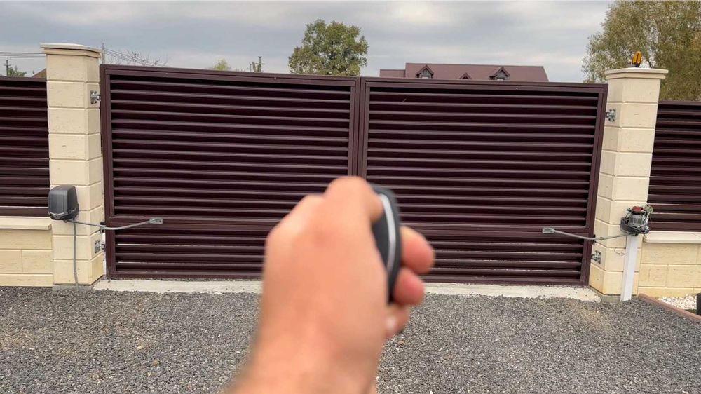 Automatizare poarta batanta culisanta sina Motorline montaj Bihor