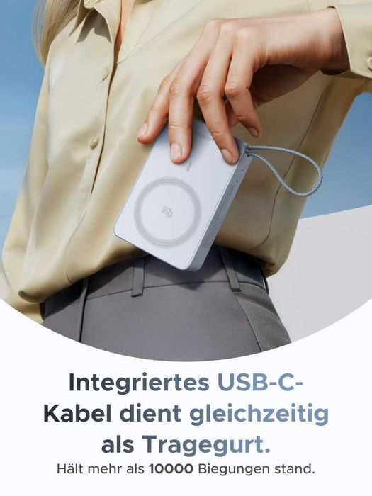 Ugreen Model: PB773. MagFlow за MagSafe Power Bank Qi2 25W ултрабърза