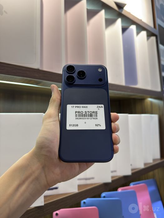 iphone 17 pro max naxtka va nasiya savdoga