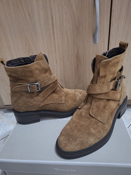 НОВИ Дамски боти с етикет от Ест.кожа Tamaris