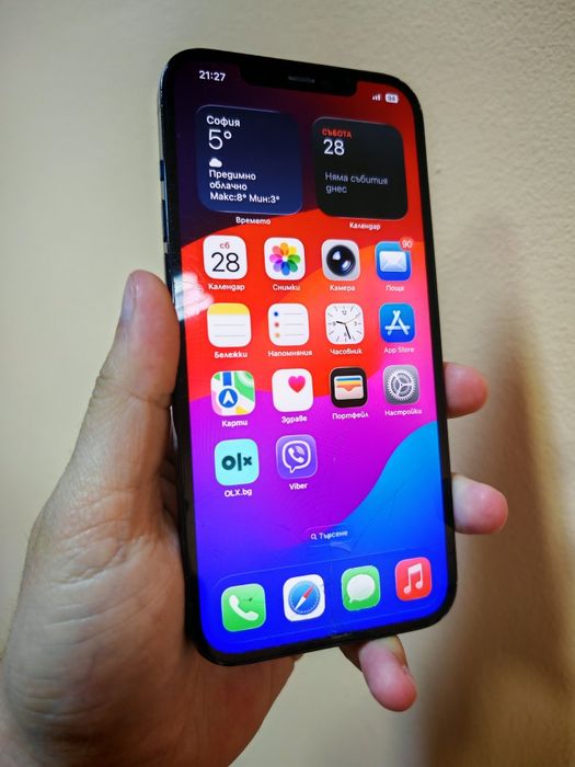 iPhone 12 Pro Max За части / Счупен / Отключен Работещ  Нулиран