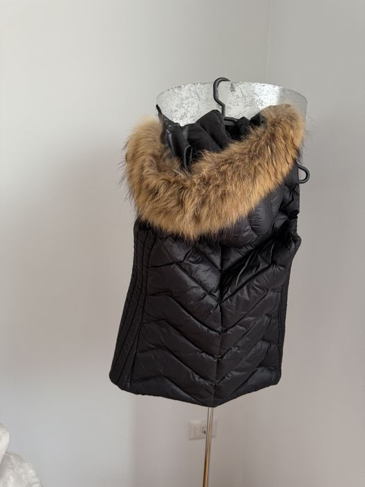 Vestă cu blăniță naturală