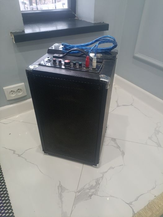 Колонка буффер черный с кабельем