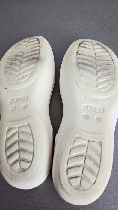 Balerini Crocs albi 36-37 /w6