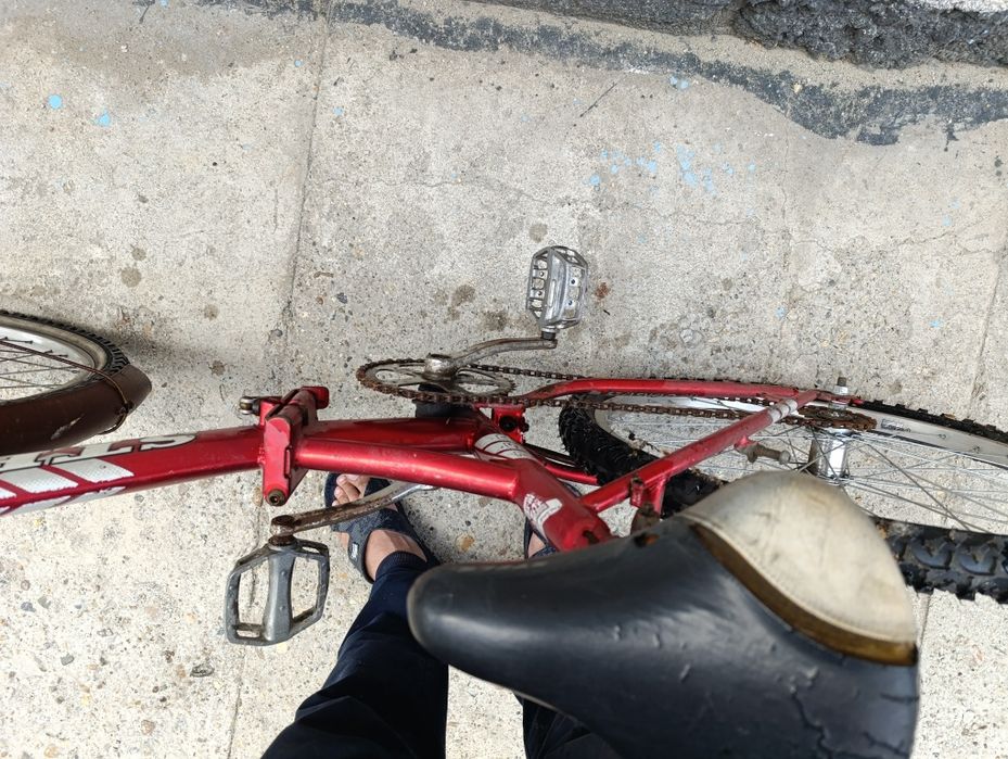 Велосипед СТЕЛС складной натходу