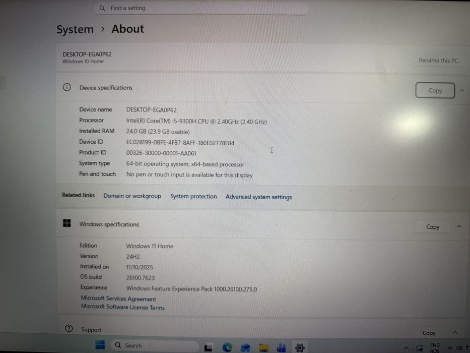 Vand laptop tuf gaming