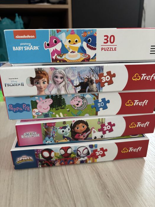Set puzzle si jocuri copii 3+ Mix sau Peppa