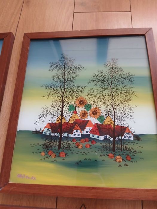 Сет оргинални картини ,стил Наив
