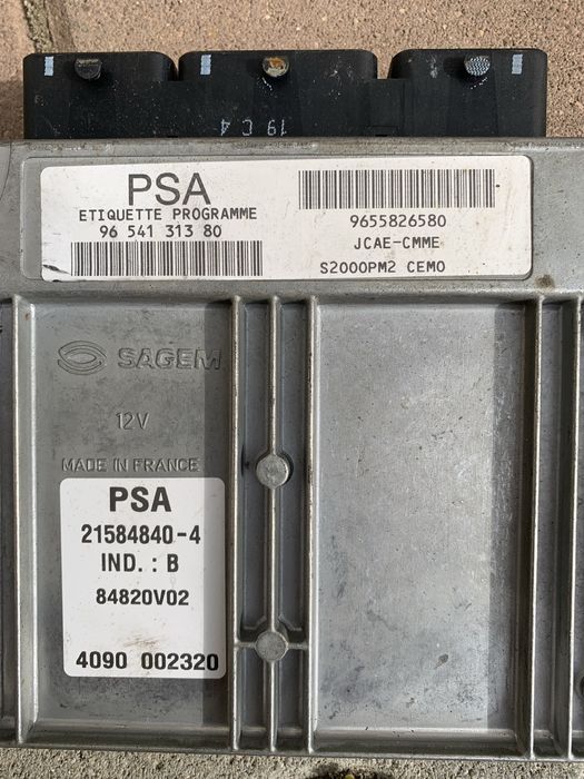 Компютър двигател пежо 407 peugeot 407