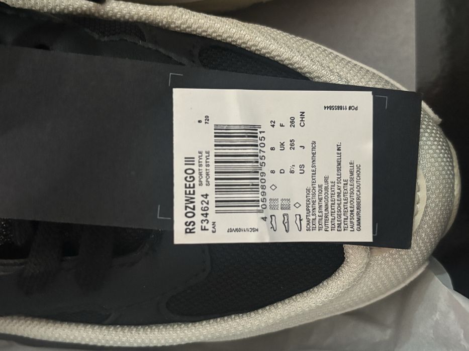 Adidas Raf Simons Black and White