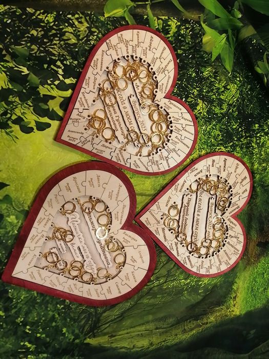 Сердце-брелочки выпускникам