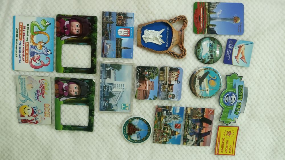 Магниты на холодильник, разные