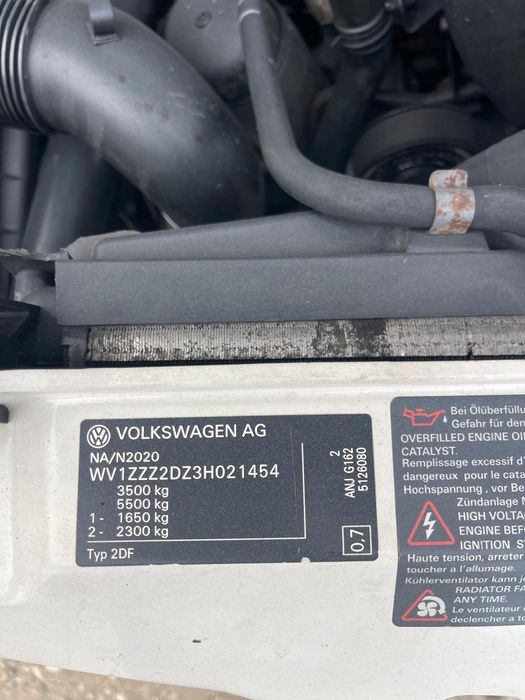 Volkswagen LT 46 Doka 2004 3.5T cat.B  ITALIA nerulat RO